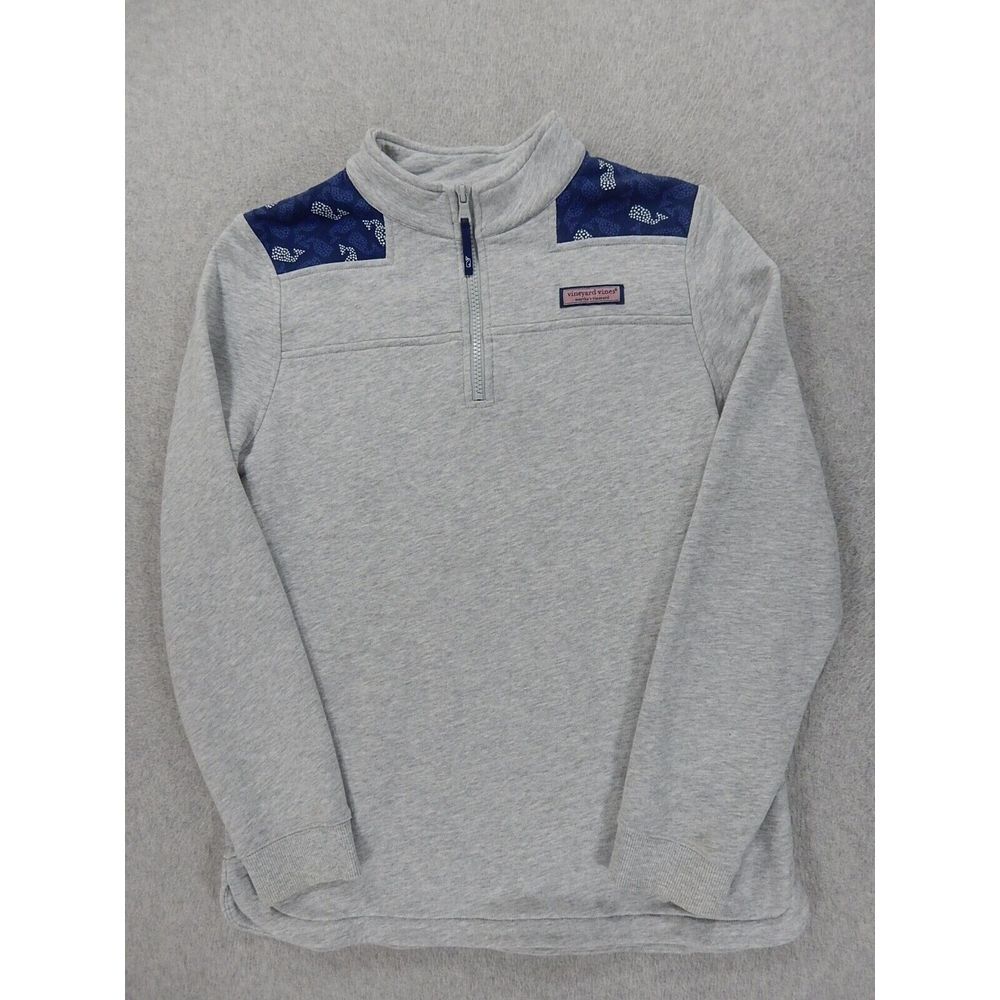 Vineyard Vines Pullover Sweatshirt (Girl's XL‎ 16) Gray